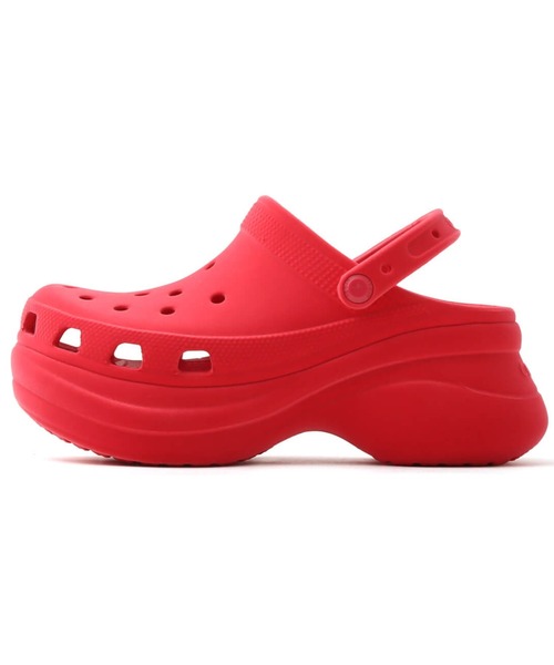 crocs(クロックス)の「crocs Bae Velvet Clog / クロックス ベイ ベルベット クロッグ(サンダル・レディース・レッド・24.0cm/23.0cm/22.0cm/25.0cm)」の4枚目の写真