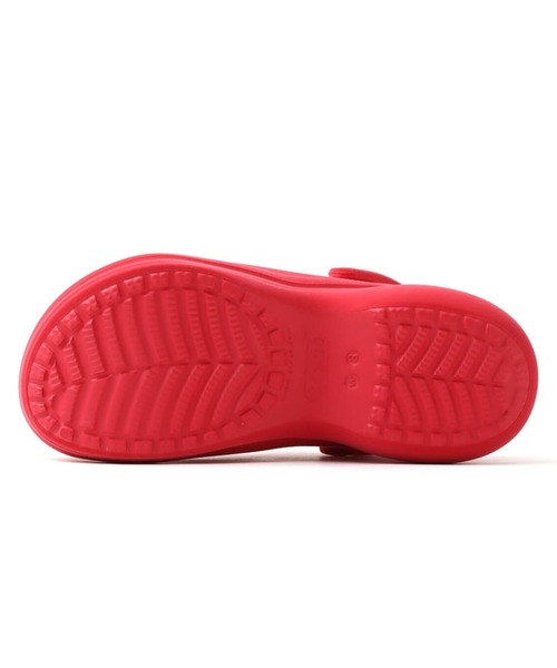 crocs(クロックス)の「crocs Bae Velvet Clog / クロックス ベイ ベルベット クロッグ(サンダル・レディース・レッド・24.0cm/23.0cm/22.0cm/25.0cm)」の6枚目の写真