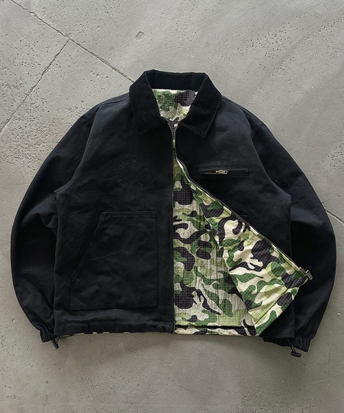 セール】REVERSIBLE DRAW CODE DAC JACKET / リバーシブルドローコード