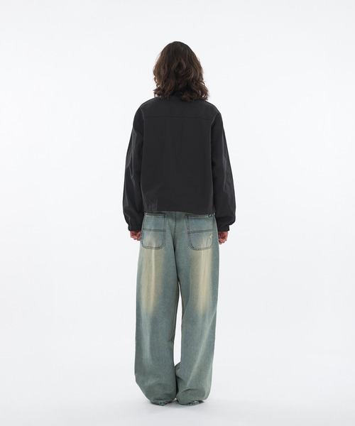 WISH FOR EVER（ウィッシュフォーエバー）の「REVERSIBLE DRAW CODE DAC JACKET / リバーシブルドローコードダックジャケット（ブルゾン・メンズ・キャメル/ブラウン/ライトブルー/ブラック・MEDIUM/LARGE/SMALL）」の12枚目の写真