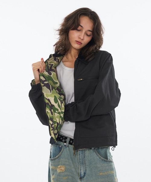 セール】REVERSIBLE DRAW CODE DAC JACKET / リバーシブルドローコード