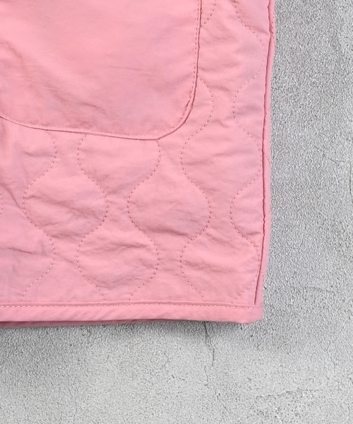 MARKEY'S（マーキーズ）の「ボア×キルトリバーシブルブルゾン（ブルゾン・キッズ・ブラック/ピンク/グリーン・100/140/130/90/120/110/150）」の13枚目の写真
