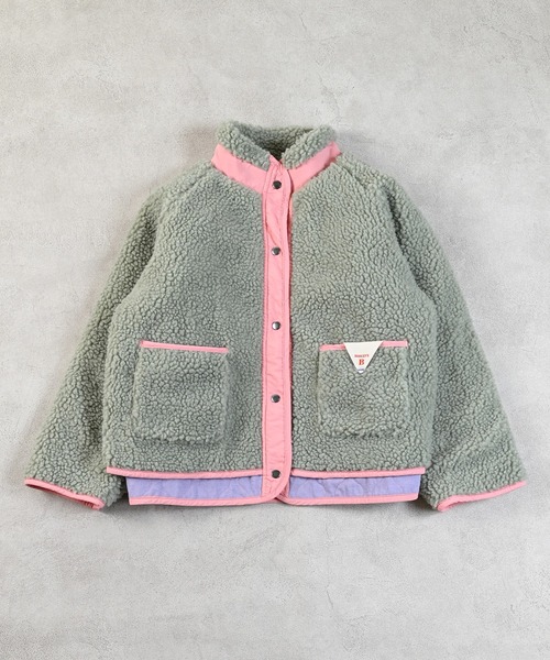 MARKEY'S（マーキーズ）の「ボア×キルトリバーシブルブルゾン（ブルゾン・キッズ・ブラック/ピンク/グリーン・100/140/130/90/120/110/150）」の17枚目の写真