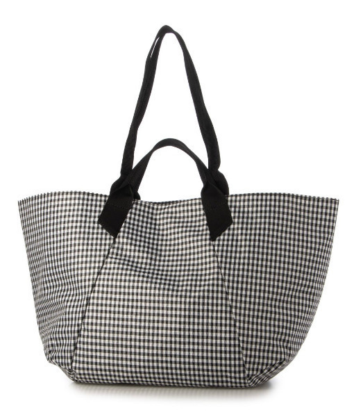 cache cache(カシュ カシュ)の「カシュカシュ cachecache / ダブルハンドルマザーバッグ(トートバッグ・レディース・ベージュ/ブラック系その他/グレー/ブラック・FREE)」の1枚目の写真