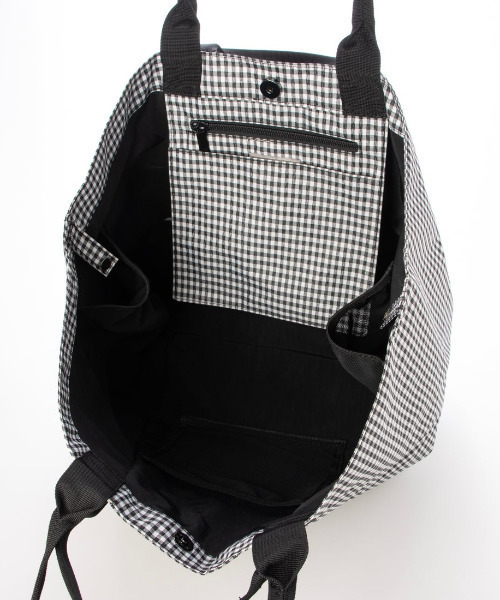 cache cache(カシュ カシュ)の「カシュカシュ cachecache / ダブルハンドルマザーバッグ(トートバッグ・レディース・ベージュ/ブラック系その他/グレー/ブラック・FREE)」の5枚目の写真