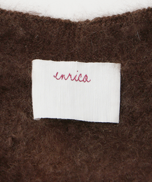 enrica(エンリカ)の「ENRICA エンリカ Vネックプルオーバー Gradation KNIT241(ニット/セーター・レディース・キャメル・FREE)」の15枚目の写真