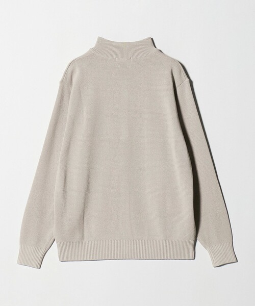 gim（ジム）の「＜gim＞25F H/MLN ハーフジップ プルオーバー ニット -ウォッシャブル-（ニット/セーター・メンズ・ブラック/ライトグレー・M/L）」の13枚目の写真