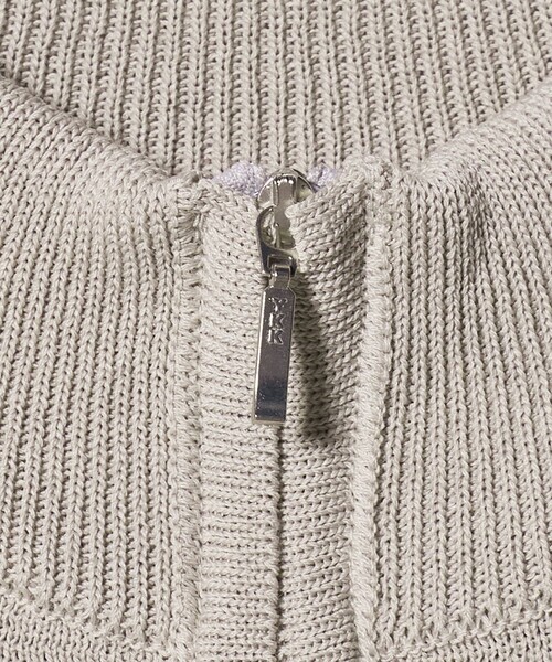 gim（ジム）の「＜gim＞25F H/MLN ハーフジップ プルオーバー ニット -ウォッシャブル-（ニット/セーター・メンズ・ブラック/ライトグレー・M/L）」の16枚目の写真