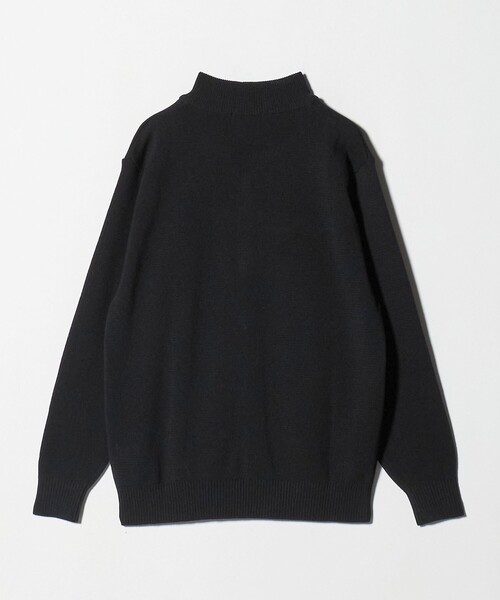 gim（ジム）の「＜gim＞25F H/MLN ハーフジップ プルオーバー ニット -ウォッシャブル-（ニット/セーター・メンズ・ブラック/ライトグレー・M/L）」の19枚目の写真