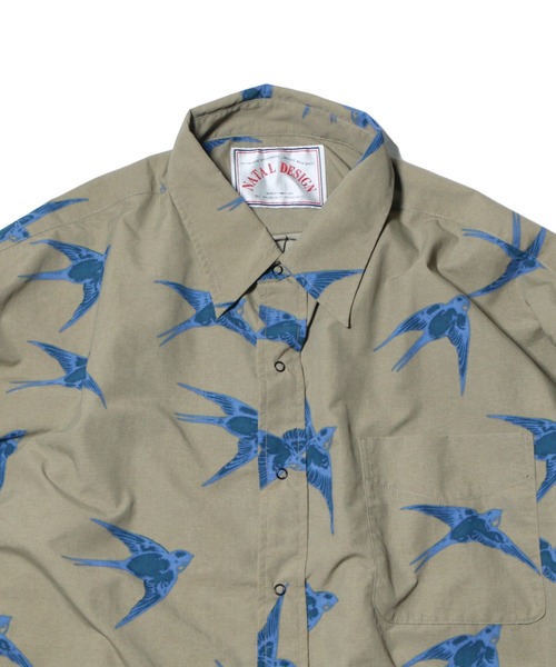 NATAL DESIGN（ネイタルデザイン）の「HOME BOUND SHIRTS 3（シャツ/ブラウス・メンズ・ベージュ/オリーブ・MEDIUM/LARGE/X-LARGE）」の3枚目の写真