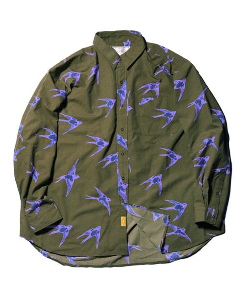 NATAL DESIGN（ネイタルデザイン）の「HOME BOUND SHIRTS 3（シャツ/ブラウス・メンズ・ベージュ/オリーブ・MEDIUM/LARGE/X-LARGE）」の4枚目の写真