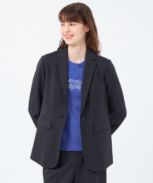 MACKINTOSH PHILOSOPHY(マッキントッシュ フィロソフィー)の「WARM TWILL テーラードジャケット(テーラードジャケット・レディース・ブラック/チャコールグレー/ダークネイビー・36/38/40)」の3枚目の写真