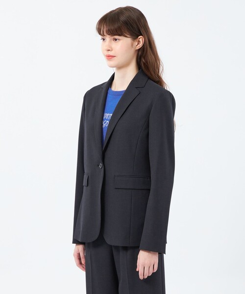 MACKINTOSH PHILOSOPHY(マッキントッシュ フィロソフィー)の「WARM TWILL テーラードジャケット(テーラードジャケット・レディース・ブラック/チャコールグレー/ダークネイビー・36/38/40)」の4枚目の写真