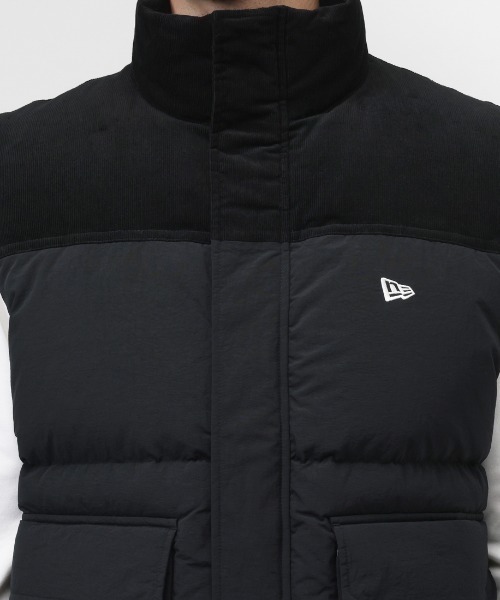 NEW ERA(ニューエラ)の「ニューエラ DOWN VEST COMBI BLK(ベスト・メンズ・ブラック・M/L/LL)」の5枚目の写真