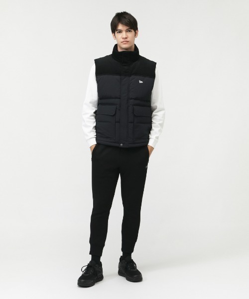 NEW ERA(ニューエラ)の「ニューエラ DOWN VEST COMBI BLK(ベスト・メンズ・ブラック・M/L/LL)」の8枚目の写真