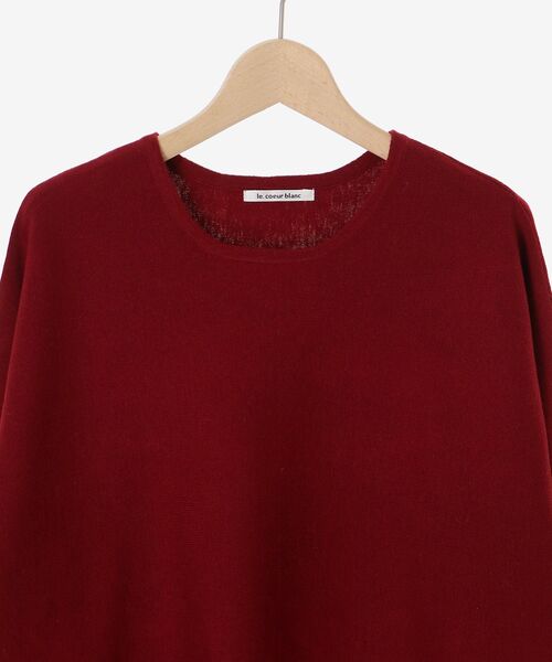 le.coeur blanc(ルクールブラン)の「《手洗い可能》ジュエリーボタンスリーブニット(ニット/セーター・レディース・アイボリー/グレー/レッド系その他/ダークブラウン/ライトグレー/ブラック/イエロー・38)」の15枚目の写真