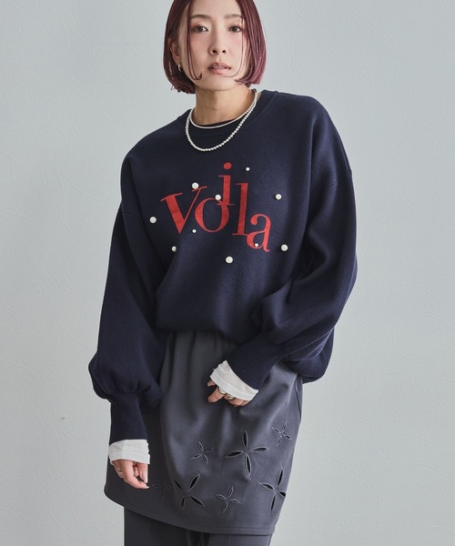 エイミーロウ　新作 ベロアメッシュ プレート付きトップス Eimee Law│Eimee Law