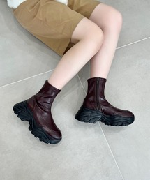 ORiental TRaffic（オリエンタルトラフィック）の「軽量 厚底 スニーカーソール ショートブーツ 41412（ブーツ）」