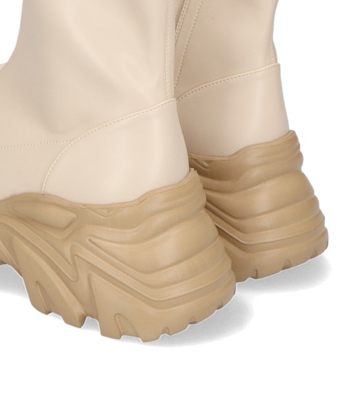 軽量 厚底 スニーカーソール ショートブーツ 41412（ブーツ