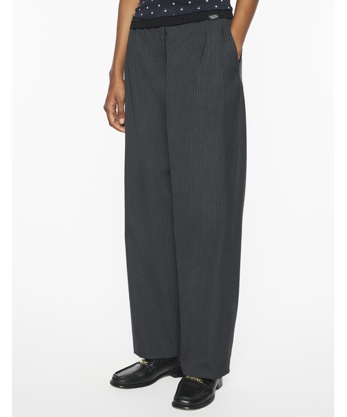 パンツ SAIRENSSEI Double pleated pants セール】DOUBLE PLEATED PANTS（スラックス）｜Maison Kitsune（メゾン