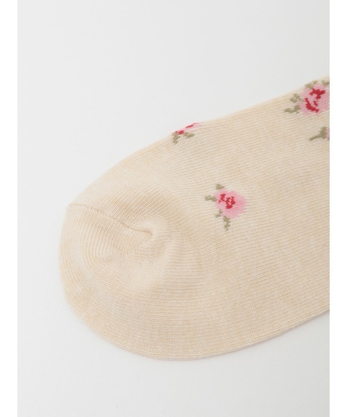 バラ園うさぎソックス（ソックス/靴下）｜PINK HOUSE（ピンクハウス