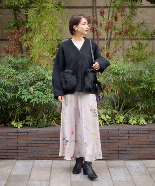 KATHARINE ROSS（キャサリンロス）の「【KATHARINE ROSS】秋の花プリントスカート（スカート・レディース・ベージュ/ブラウン・FREE）」の14枚目の写真