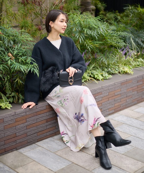 KATHARINE ROSS（キャサリンロス）の「【KATHARINE ROSS】秋の花プリントスカート（スカート・レディース・ベージュ/ブラウン・FREE）」の16枚目の写真