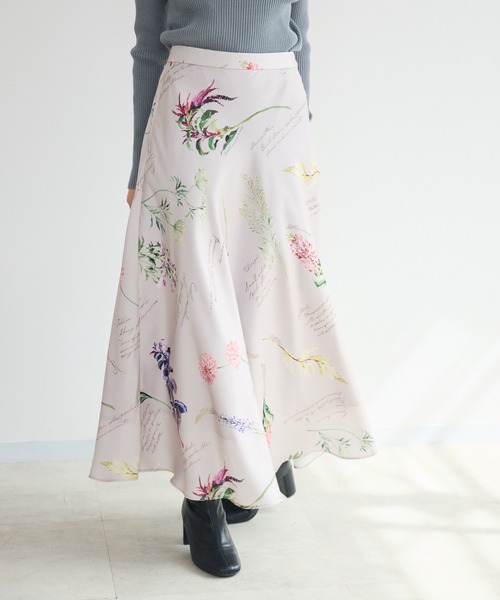 KATHARINE ROSS（キャサリンロス）の「【KATHARINE ROSS】秋の花プリントスカート（スカート・レディース・ベージュ/ブラウン・FREE）」の22枚目の写真