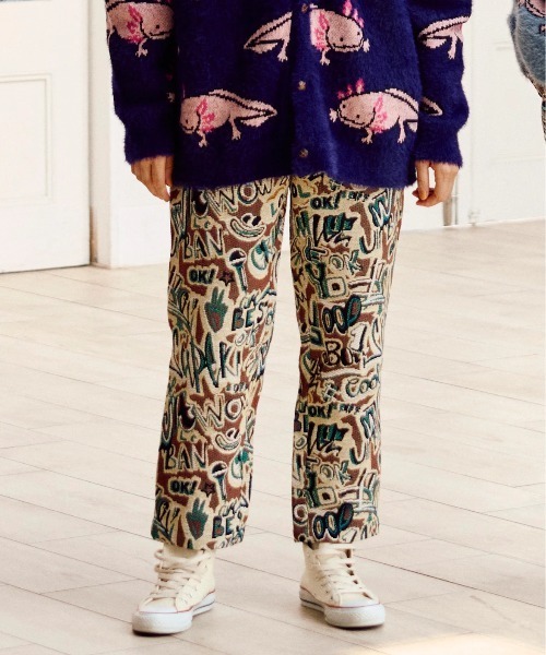 go slow caravan（ゴースローキャラバン）の「ゴブラン織り 総柄イージーパンツ（その他パンツ・メンズ・その他3/その他1/その他2・LARGE/X-LARGE/MEDIUM）」の2枚目の写真