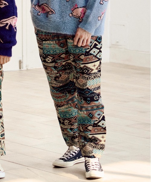 go slow caravan（ゴースローキャラバン）の「ゴブラン織り 総柄イージーパンツ（その他パンツ・メンズ・その他3/その他1/その他2・LARGE/X-LARGE/MEDIUM）」の3枚目の写真