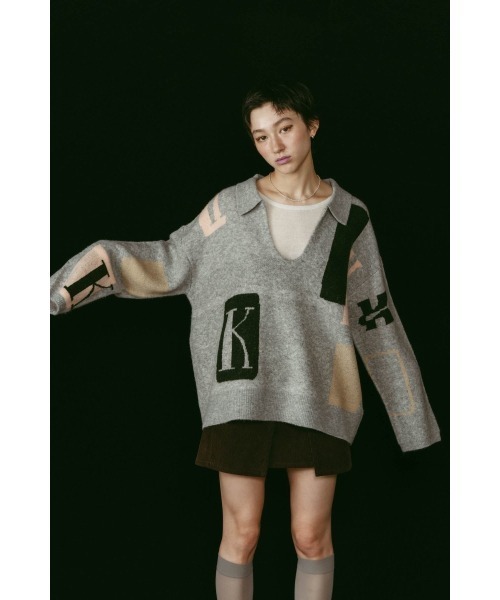 K design knit pullover(unisex)（ニット/セーター）｜Knuth Marf