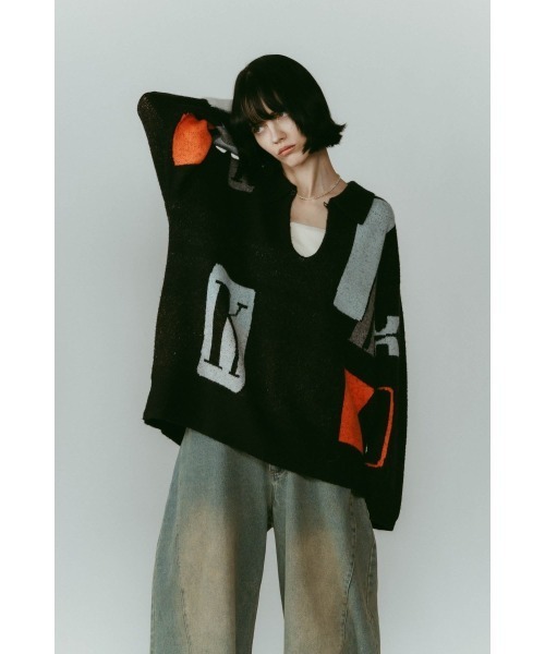 K design knit pullover(unisex)（ニット/セーター）｜Knuth Marf