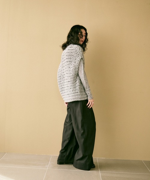 セール】Chunky knit vest / チャンキーニットベスト（ベスト）｜Lutim