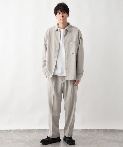 GLOBAL WORK（グローバルワーク）の「アーバンシャツ+WARM/577359（シャツ/ブラウス・メンズ・ブラック/ブラウン/アイボリー・SMALL/MEDIUM/LARGE/X-LARGE/X-SMALL/XX-LARGE/3XL）」の19枚目の写真