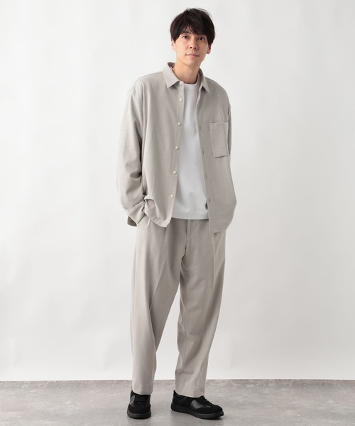 GLOBAL WORK（グローバルワーク）の「アーバンシャツ+WARM/577359（シャツ/ブラウス・メンズ・ブラック/ブラウン/アイボリー・SMALL/MEDIUM/LARGE/X-LARGE/X-SMALL/XX-LARGE/3XL）」の18枚目の写真