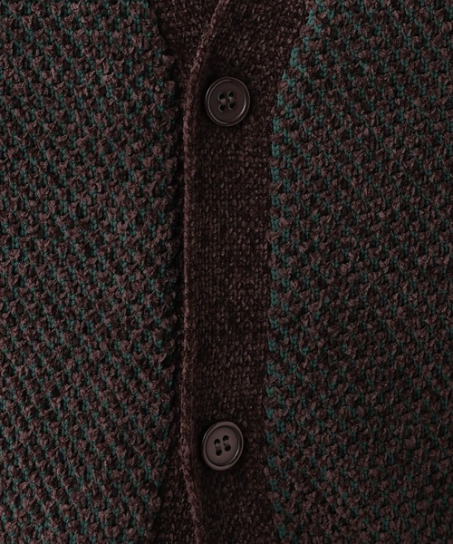 GLOBAL WORK（グローバルワーク）の「トクトク2SET/モールカーディガン/581138（カーディガン/ボレロ・メンズ・チャコールグレー/ライトグレー/ブラウン/ネイビー・SMALL/MEDIUM/LARGE/X-LARGE）」の7枚目の写真