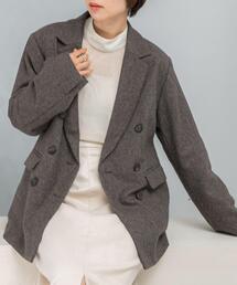 URBAN RESEARCH ROSSO WOMEN | ウールツィードオーバージャケット(その他アウター)