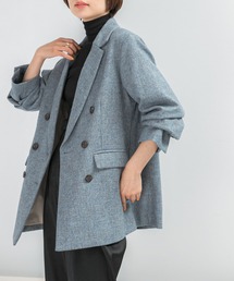 URBAN RESEARCH ROSSO WOMEN | ウールツィードオーバージャケット(その他アウター)