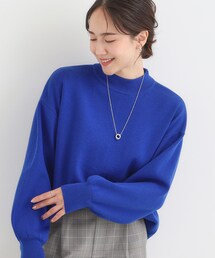 SHOO・LA・RUE | 【洗える/毛玉レス】表面がきれいなハイネックバックスリットニット(ニット/セーター)