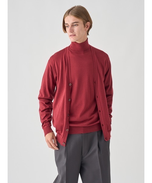 Vネック長袖ニットカーディガン（カーディガン/ボレロ）｜JOHN