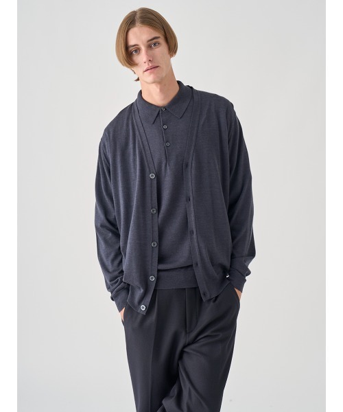 Vネック長袖ニットカーディガン（カーディガン/ボレロ）｜JOHN