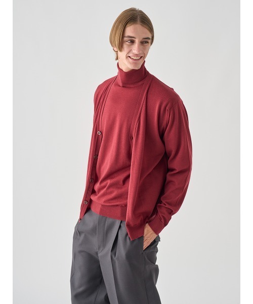 Vネック長袖ニットカーディガン（カーディガン/ボレロ）｜JOHN