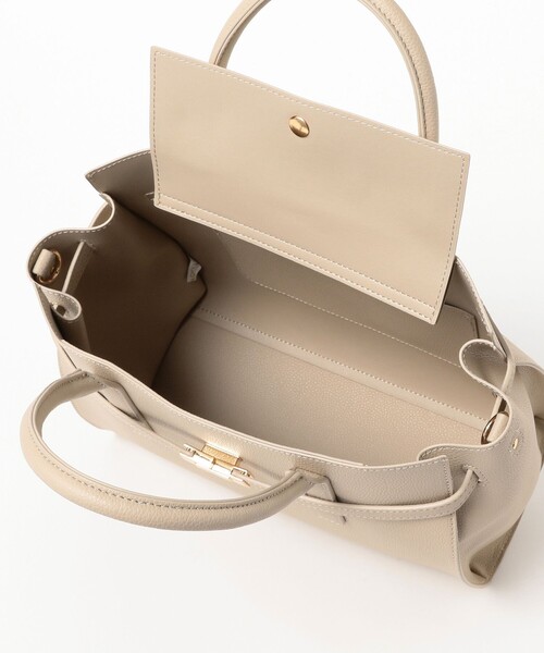 BEAMS HEART(ビームスハート)の「【2WAY】ベルト 金具 バッグ(ショルダーバッグ・レディース・グレー/ベージュ・ONE SIZE)」の13枚目の写真