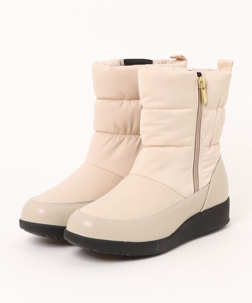 MoonStar（ムーンスター）の「【MoonStar／ムーンスター】EVE FGL113 ブーツ（ブーツ・レディース・アイボリー/ブラック・24.5cm/23.5cm/24.0cm/23.0cm）」の2枚目の写真