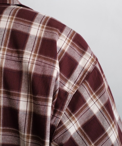 TOWNCRAFT(タウンクラフト)の「TOWN CRAFT タウンクラフト / 50'S LOOP COLLAR SHIRT 安福陽生コラボアイテム(シャツ/ブラウス・メンズ・ピンク/ブラック/ワイン・M/L)」の18枚目の写真