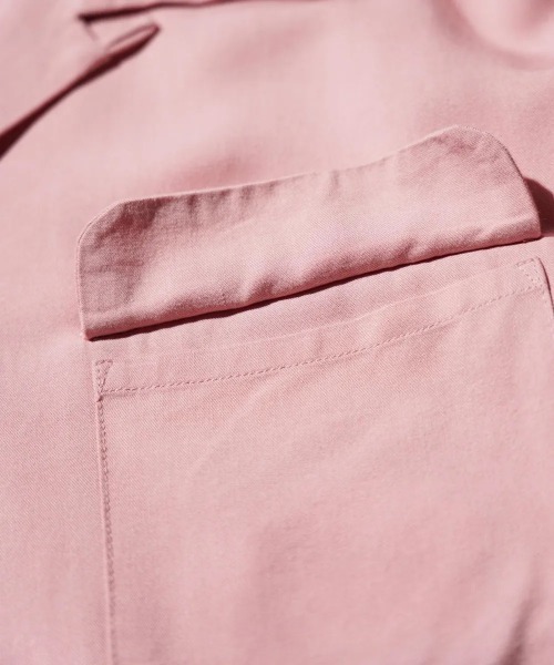 TOWNCRAFT(タウンクラフト)の「TOWN CRAFT タウンクラフト / 50'S LOOP COLLAR SHIRT 安福陽生コラボアイテム(シャツ/ブラウス・メンズ・ピンク/ブラック/ワイン・M/L)」の5枚目の写真
