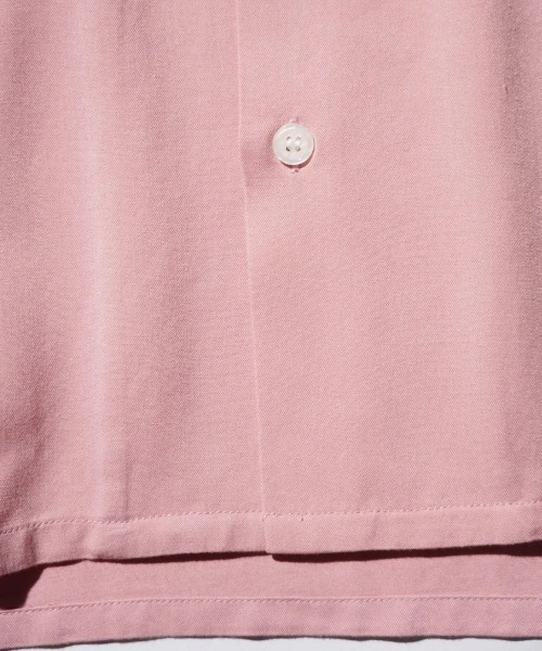 TOWNCRAFT(タウンクラフト)の「TOWN CRAFT タウンクラフト / 50'S LOOP COLLAR SHIRT 安福陽生コラボアイテム(シャツ/ブラウス・メンズ・ピンク/ブラック/ワイン・M/L)」の6枚目の写真