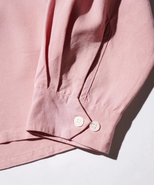 TOWNCRAFT(タウンクラフト)の「TOWN CRAFT タウンクラフト / 50'S LOOP COLLAR SHIRT 安福陽生コラボアイテム(シャツ/ブラウス・メンズ・ピンク/ブラック/ワイン・M/L)」の7枚目の写真