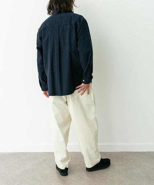 URBAN RESEARCH Sonny Label（アーバンリサーチサニーレーベル）の「シャギーオックスボタンダウンシャツ（シャツ/ブラウス・メンズ・ネイビー/オフホワイト/グレー/グレー系その他・LARGE/X-LARGE/MEDIUM）」の8枚目の写真