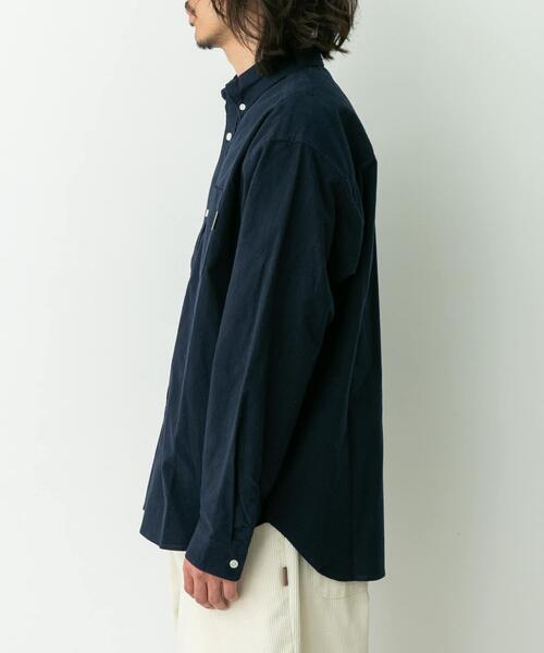 URBAN RESEARCH Sonny Label（アーバンリサーチサニーレーベル）の「シャギーオックスボタンダウンシャツ（シャツ/ブラウス・メンズ・ネイビー/オフホワイト/グレー/グレー系その他・LARGE/X-LARGE/MEDIUM）」の10枚目の写真